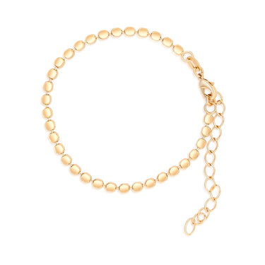 Gold Disc Bracelet